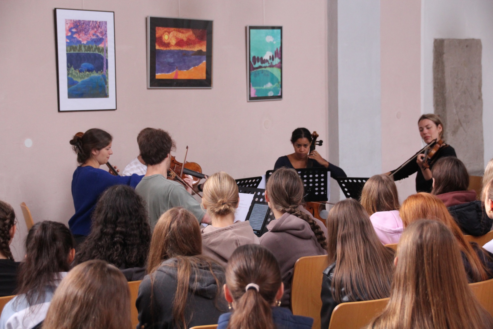 Das Young Artists Festival Ensemble in Aktion
