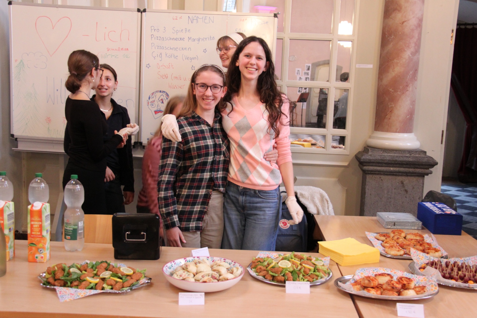 Das leckere Catering wurde selbstverständlich von Schülerinnen angeboten