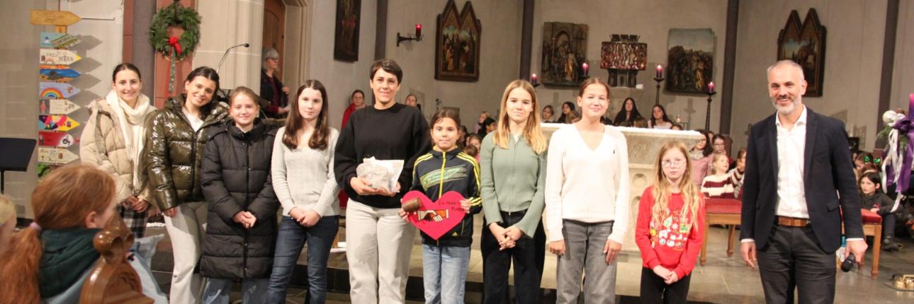 RS&GY: Spendenübergabe für das Sozialprojekt „Pundo“ im Adventsgottesdienst