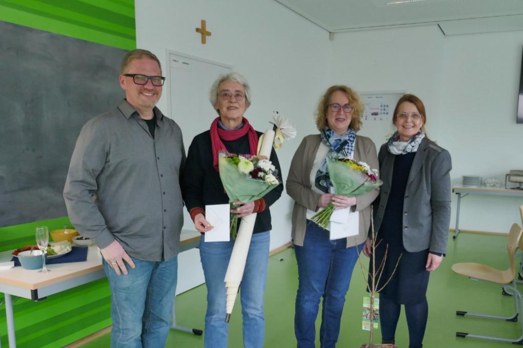 Verabschiedung der Realschullehrerinnen Lucia Beckmann und Petra Gasper