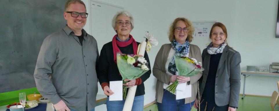 Verabschiedung der Realschullehrerinnen Lucia Beckmann und Petra Gasper