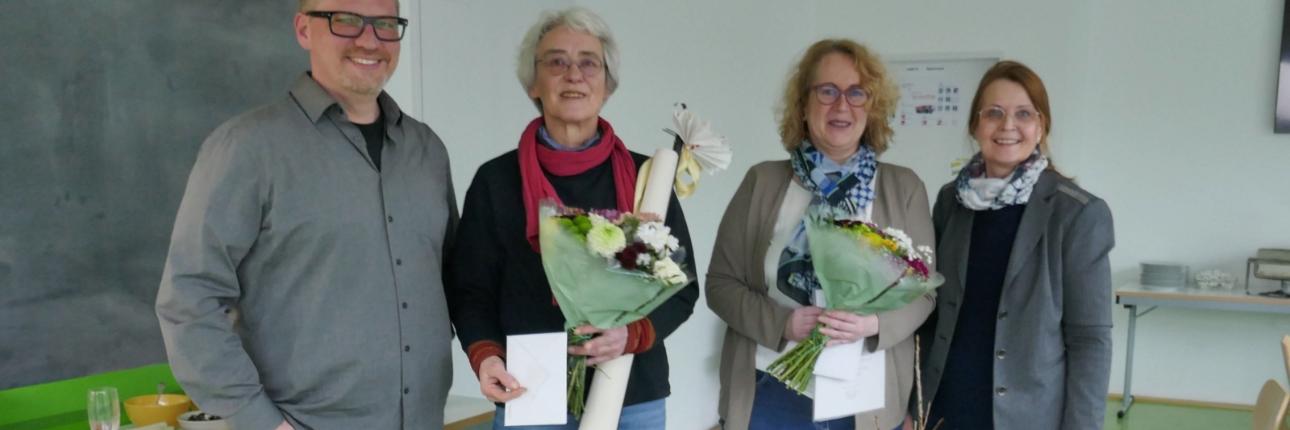 Verabschiedung der Realschullehrerinnen Lucia Beckmann und Petra Gasper