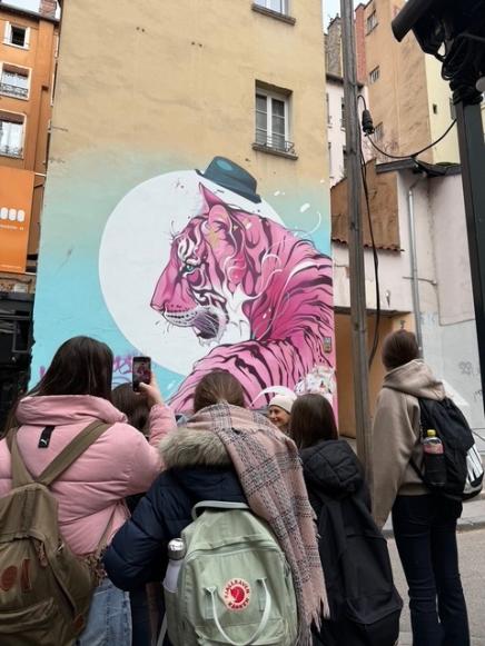 Wandmalerei in Croix Rousse