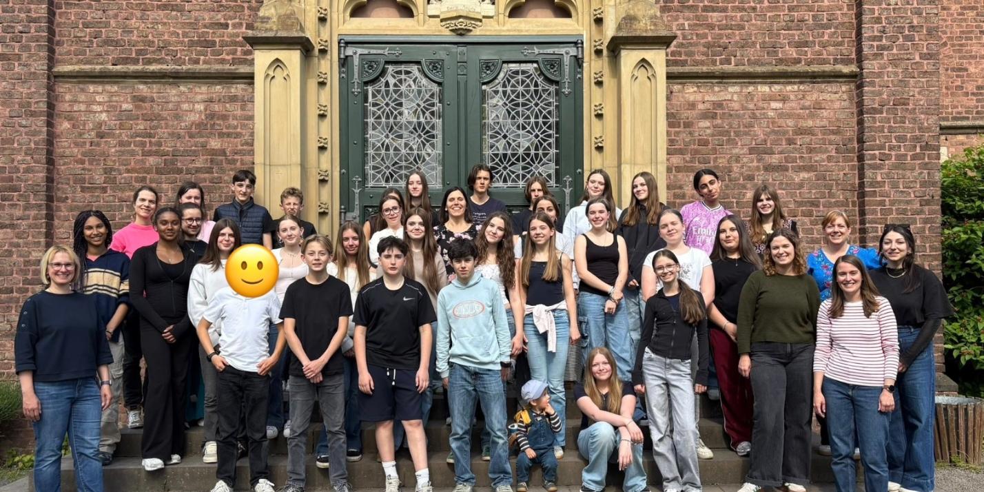 Besuch der französischen Austauschschülerinnen und -Schüler in Hersel