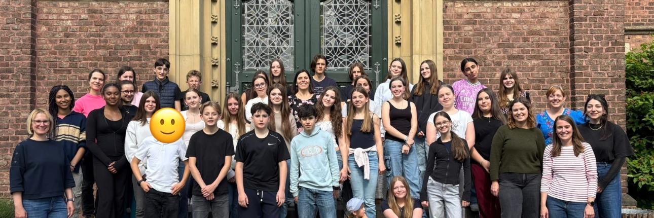 Besuch der französischen Austauschschülerinnen und -Schüler in Hersel