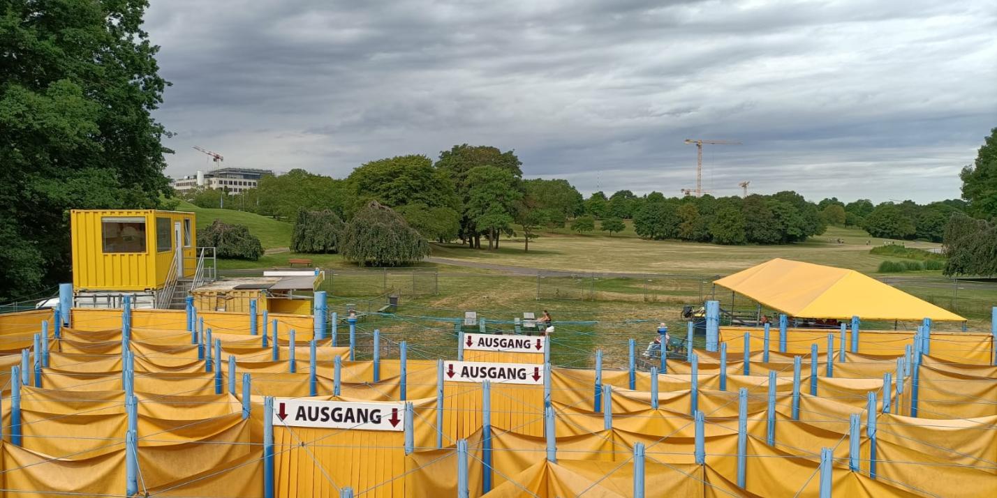 Ausflug der G8b in die Rheinaue