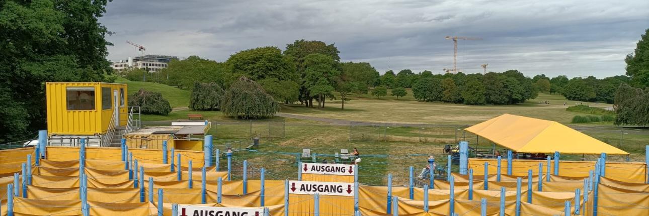 Ausflug der G8b in die Rheinaue