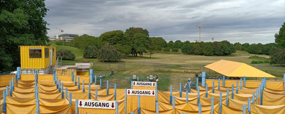 Ausflug der G8b in die Rheinaue