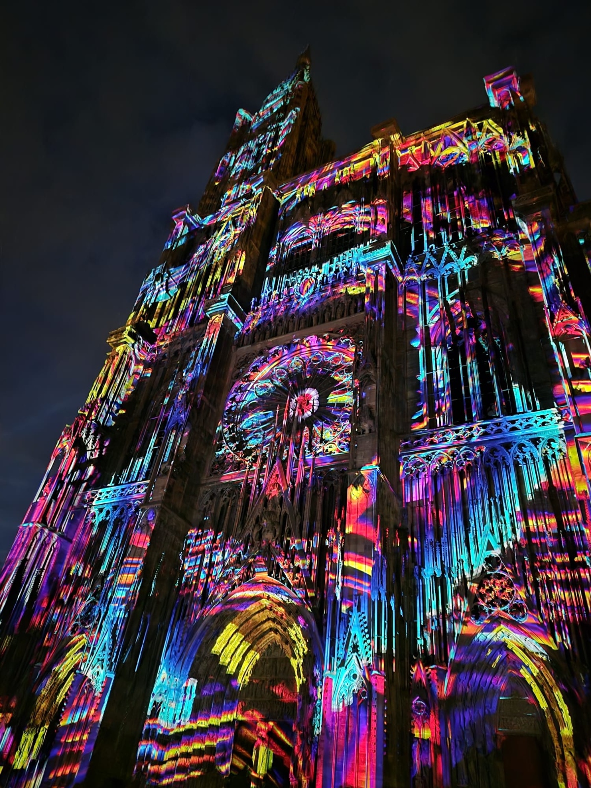 Cathédrale illuminée