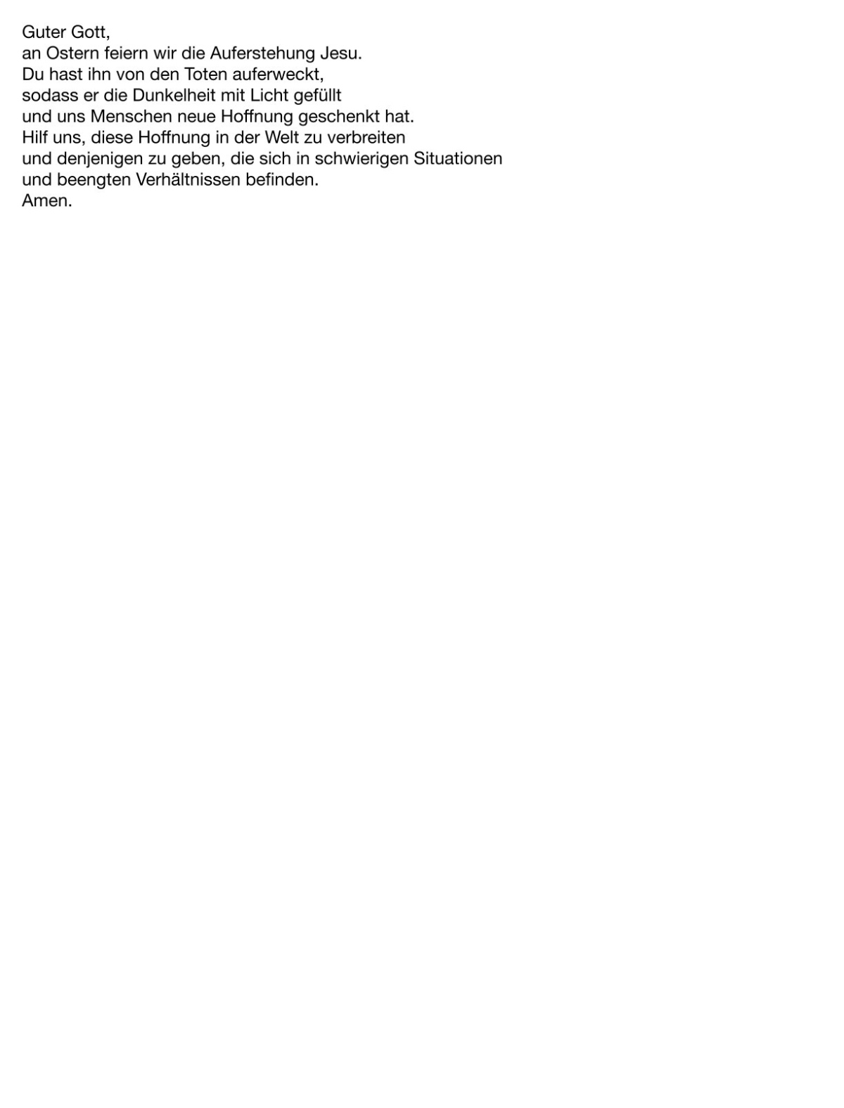 Gebet der Woche 19.-22. Mai 2026