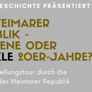 Die Weimarer Republik
