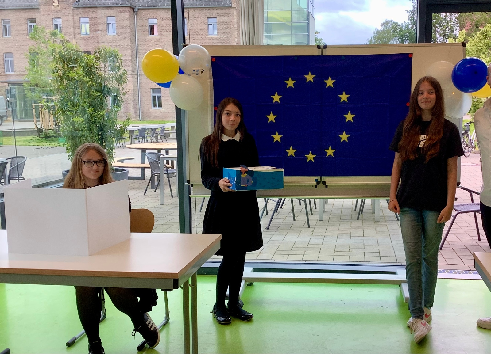 EU U16 Wahl an der USH