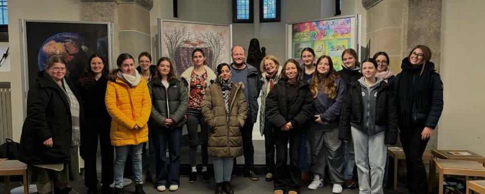 Besuch eins multireligiösen Gebets