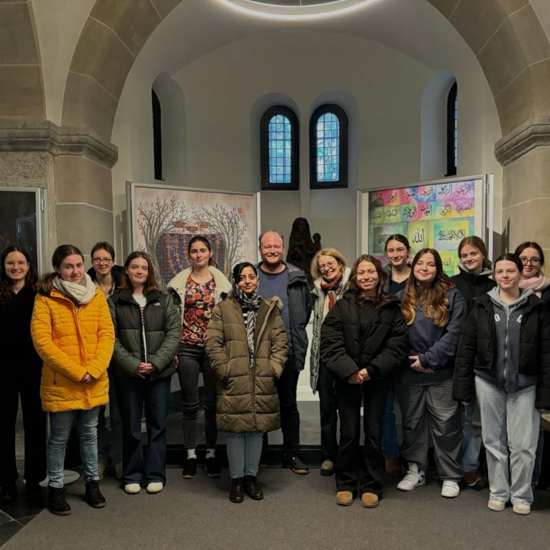 Besuch eins multireligiösen Gebets