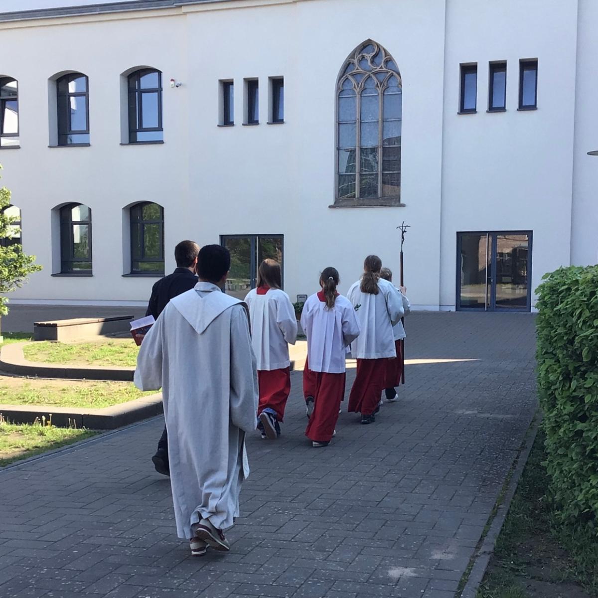 Segnung unserer Schulkreuze