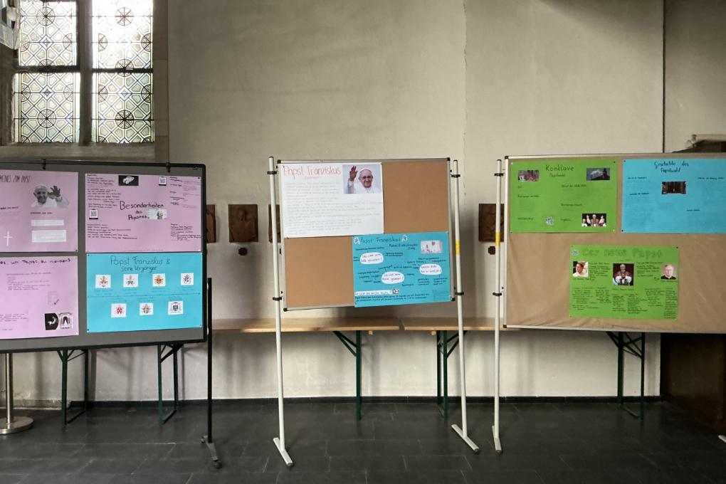 Unterrichtsreihe „Papst-Sein“ im katholischen Religionsunterricht der G10a