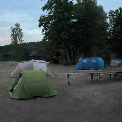 Camping bei komplizierter Wetterlage
