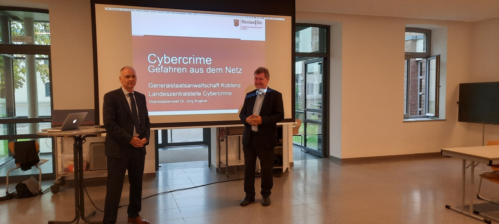 Dr. Angerer mit Dr. Kühling