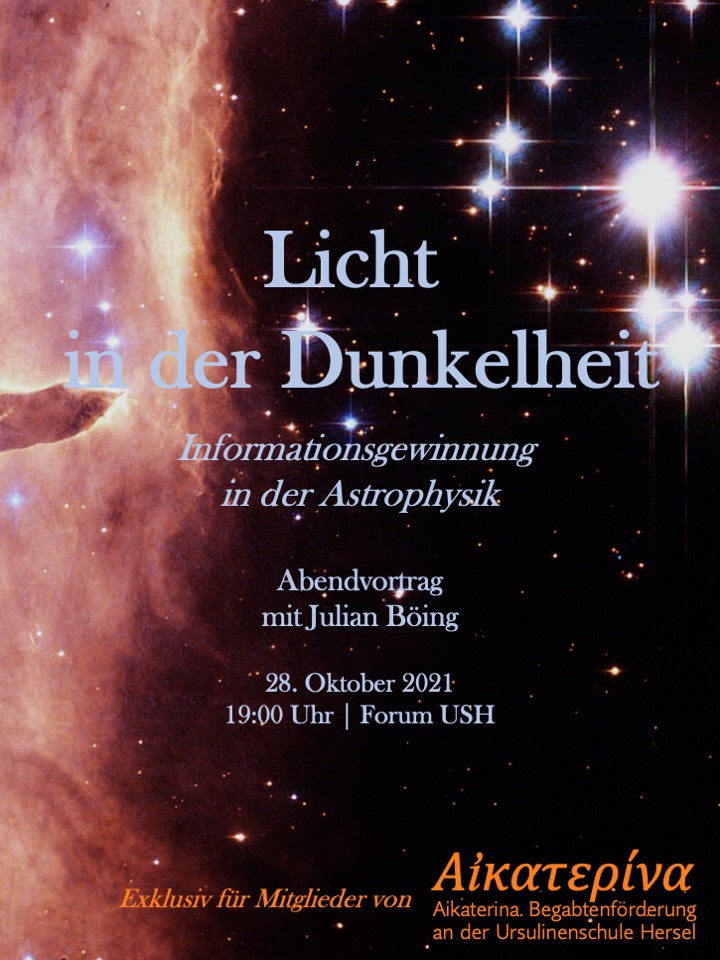 Aikaterina: 'Licht in der Dunkelheit' Flyer