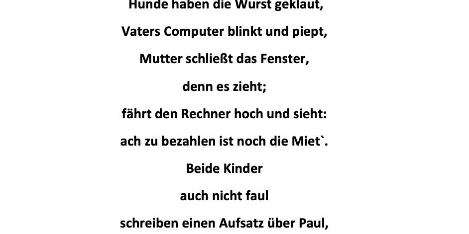 Homeoffice-Gedicht