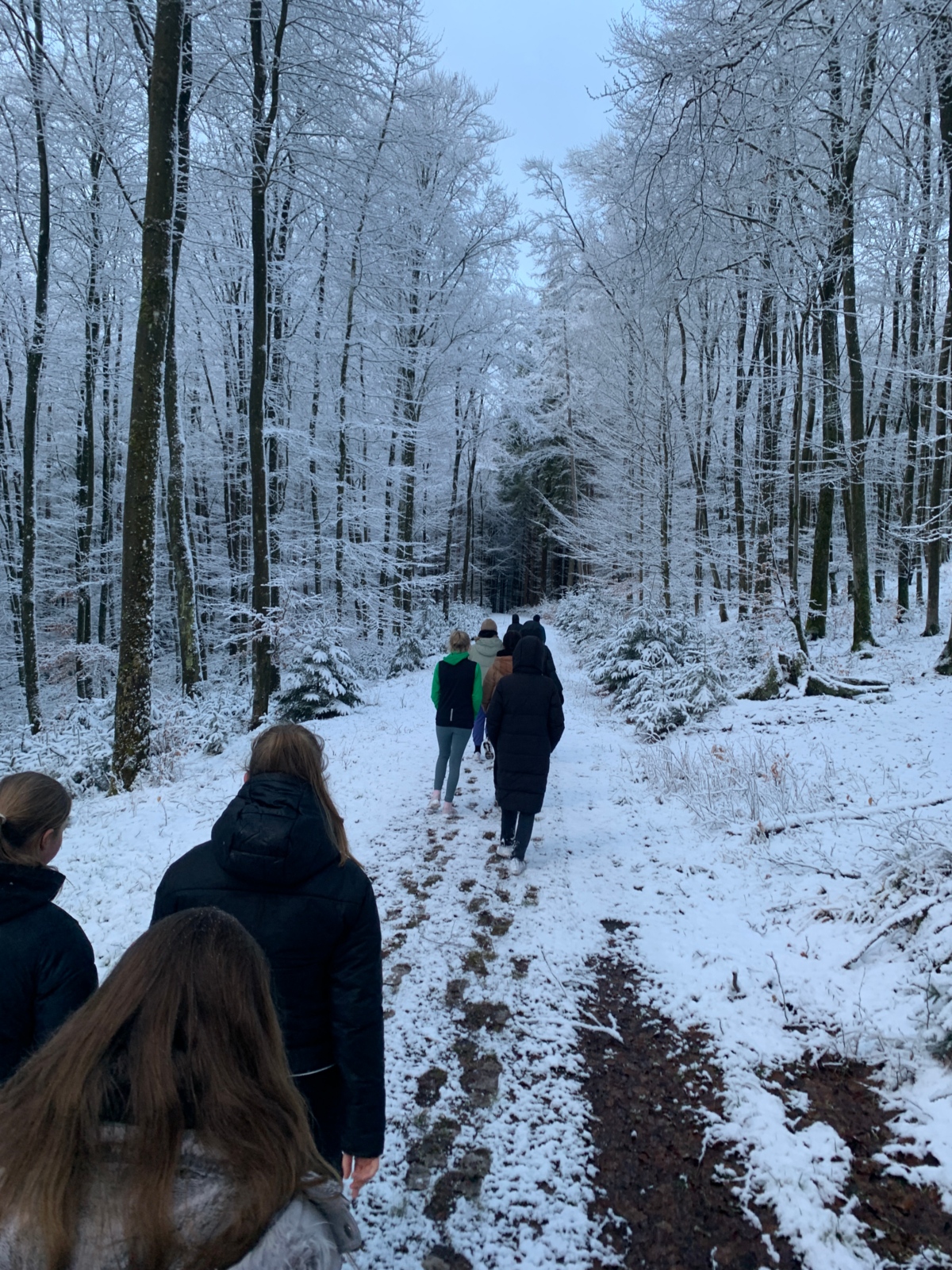 Schneewanderung
