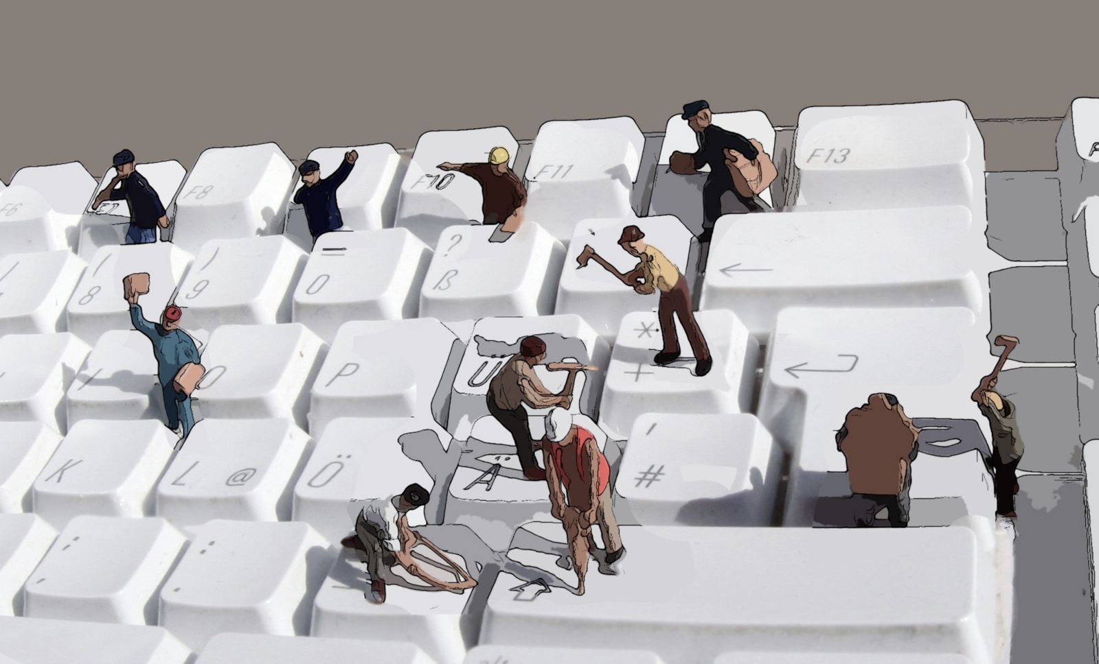 Textarbeit Tastatur