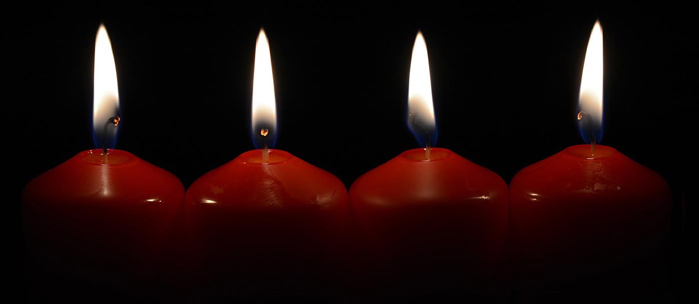 Foto: 5.12.2017
Vier Kerzen brennen