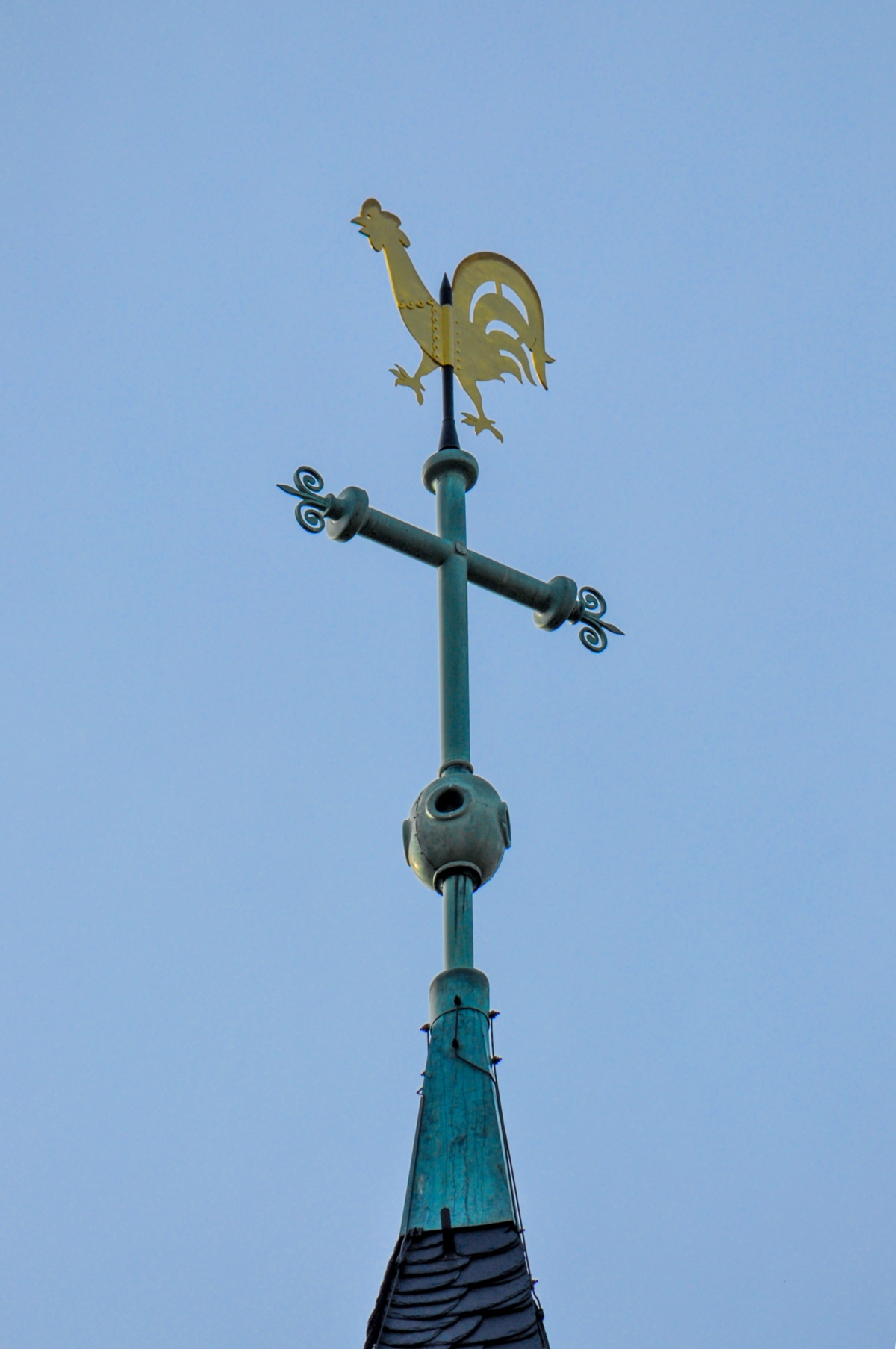 Wetterhahn auf St. Elisabeth Bonn