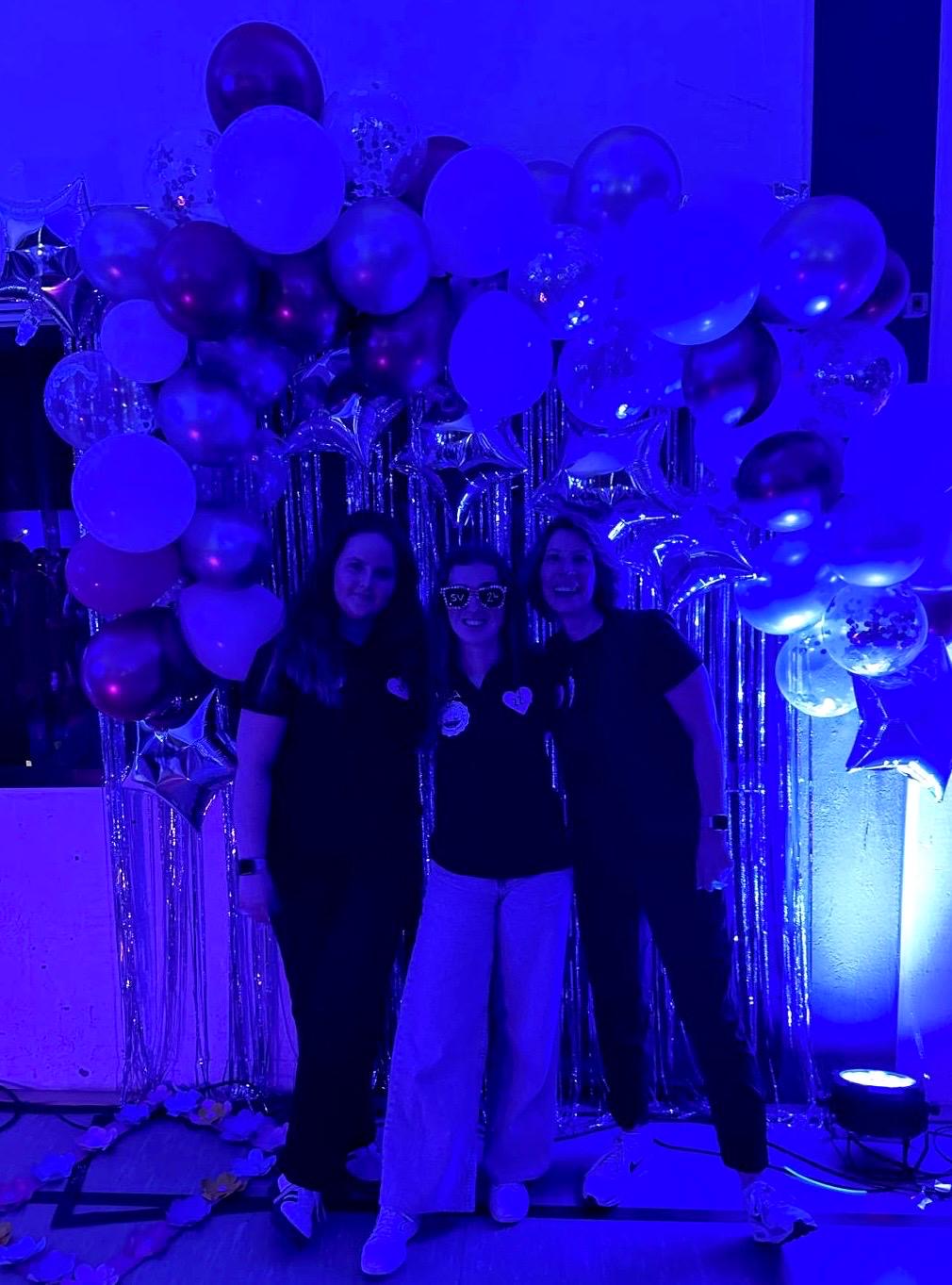 Nelly, Lisa und Frau Busch von der SV